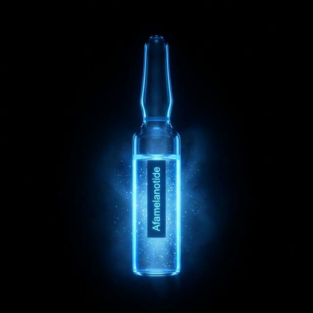 Afamelanotide – Wissenschaftliche Illustration