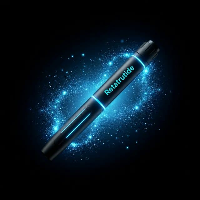Retatrutide – Wissenschaftliche Illustration