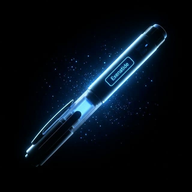 Exenatide – Wissenschaftliche Illustration